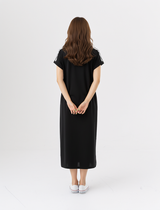 MD003 女裝全棉寬鬆直身長裙