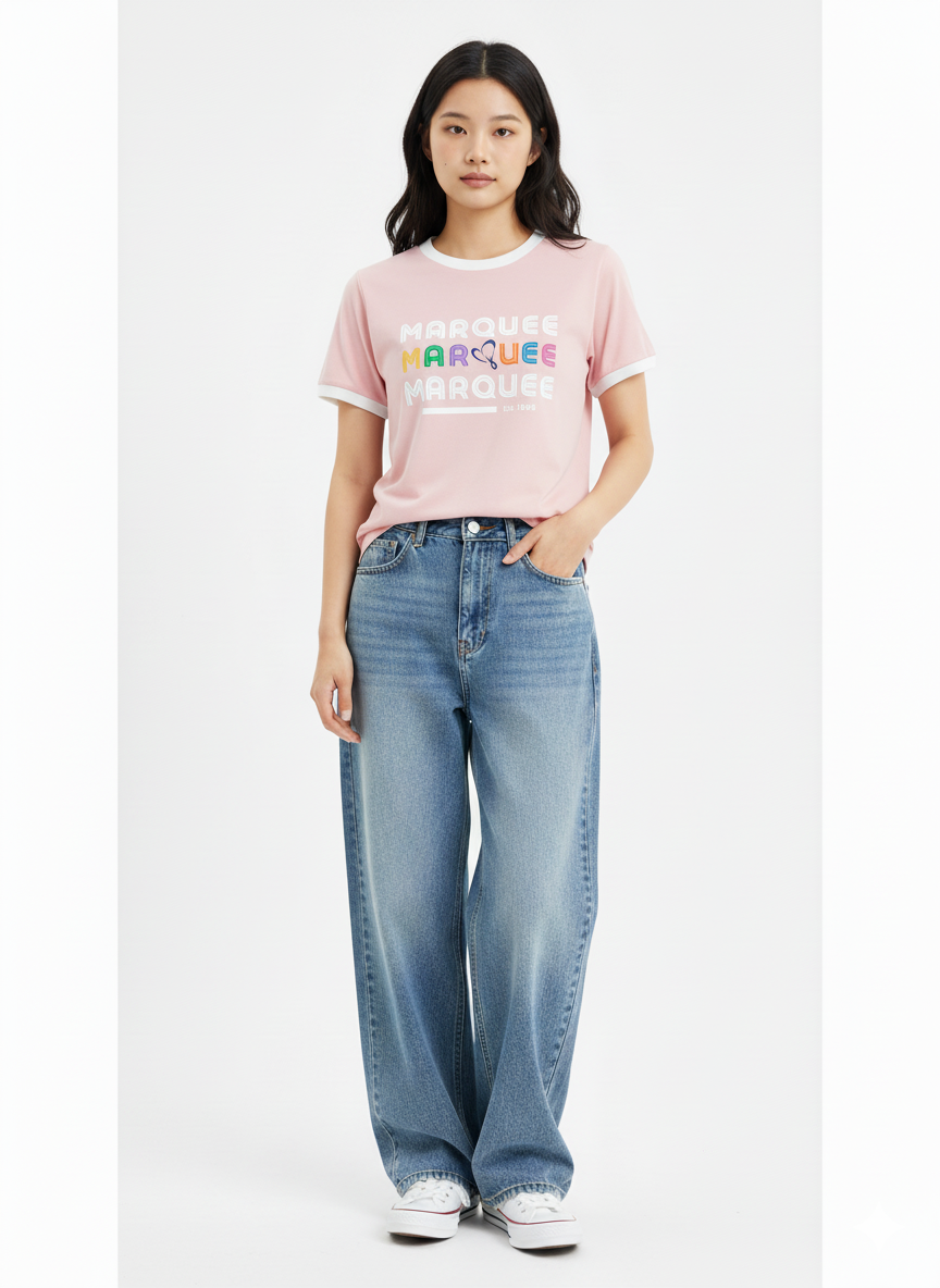 MT001 女裝全棉Tee