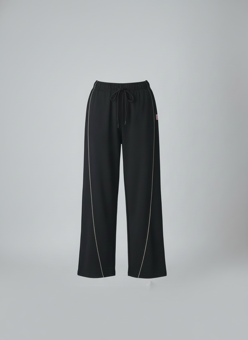 MLP044-B 女裝針織全棉長褲