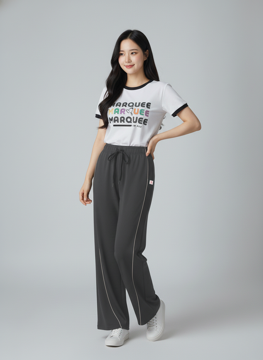 MLP044-G 女裝針織全棉長褲