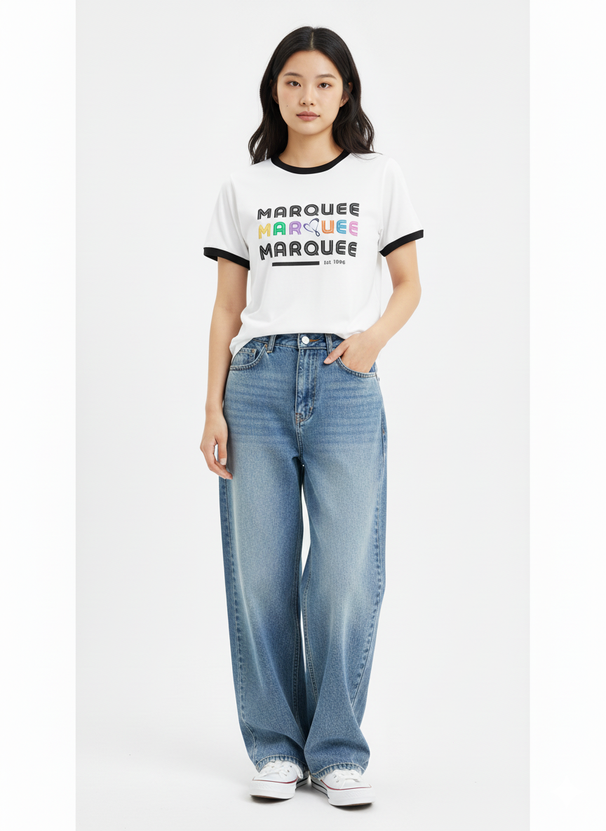 MT001 女裝全棉Tee